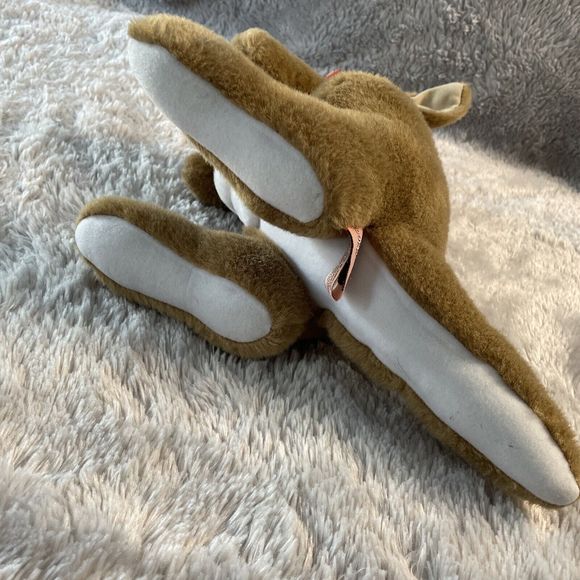 Corroboree Australia Kangaroo Plush Toy With Joey In Pouch Soft Stuffed Animal - Picture 9 of 16